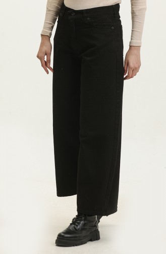 wide Leg Jeans 30091-04 Black 30091-04