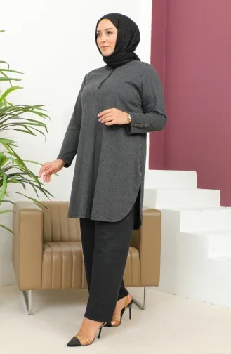 طقم ثنائي تونيك بنطلونى 2692F-01 أسود 2692F-01
