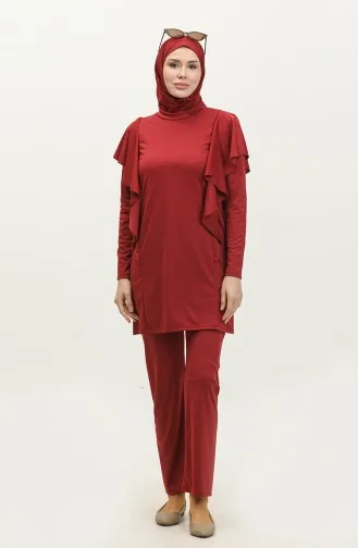 ملابس السباحة لونين 2225A-04 أحمر غامق 2225A-04