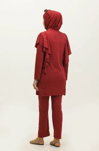ملابس السباحة لونين 2225A-04 أحمر غامق 2225A-04