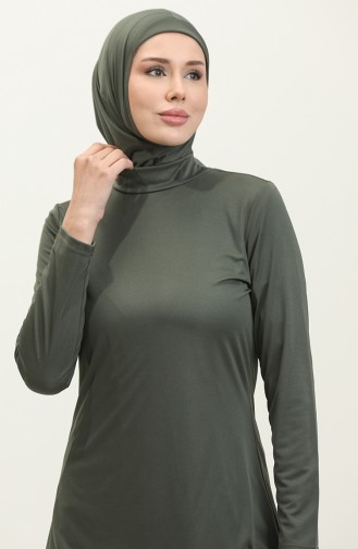 Maillot De Bain Hijab 2402-01 Khaki 2402-01