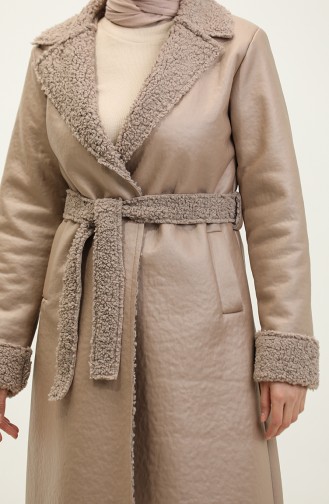 Fur Leather Coat Mink K337 665