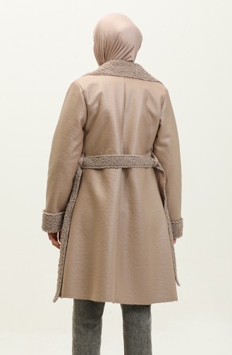 Fur Leather Coat Mink K337 665