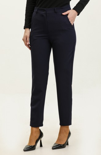 Pocketed Classic Trousers 3002-01 Dark Blue 3002-01