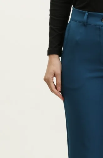 Pantalon Classique Avec Poches 3002-03 Pétrole 3002-03