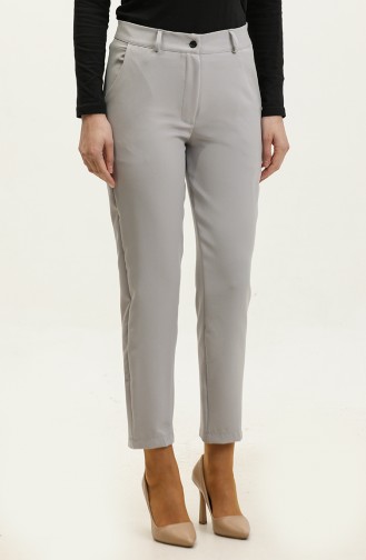 Pantalon Classique Avec Poches 3002-08 Gris 3002-08