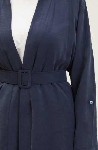 Costume Triple Avec épaulettes à Manches Bleu Marine Tk201 638
