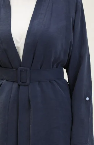 Costume Triple Avec épaulettes à Manches Bleu Marine Tk201 638