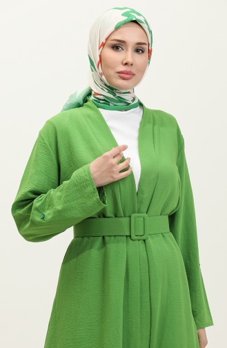 Three-piece Suit With Epaulets On The Sleeve Green Tk201 642