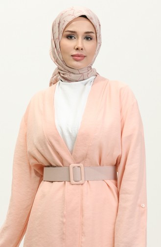 Three-piece Suit With Epaulettes On The Sleeve Pink Tk201 644