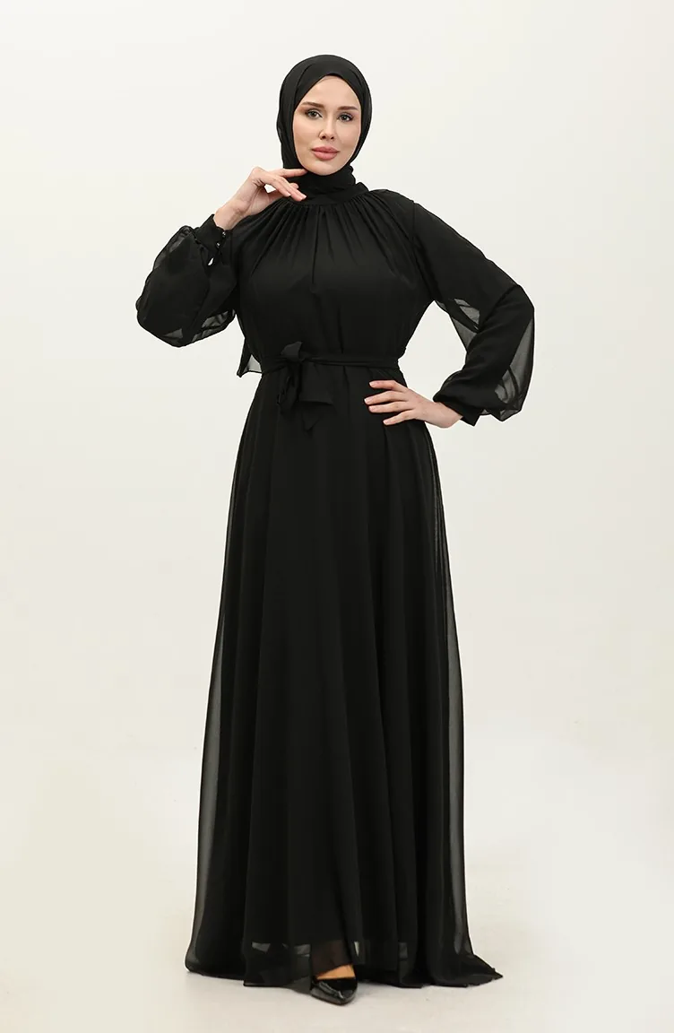 black veil chiffon dress Black Ethereal Puffy Long Wedding Veil