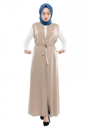 Gilet Ceinturé 7010Sgs Beige 5601