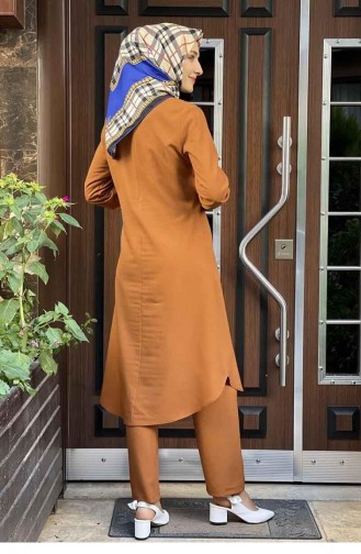 0309Sgs Costume Double Boutonné Tan 5975