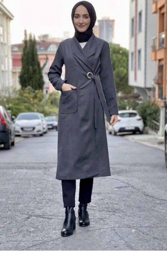 Kaşe Coat 5172-01 Gray 5172-01