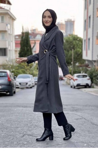 Kaşe Coat 5172-01 Gray 5172-01