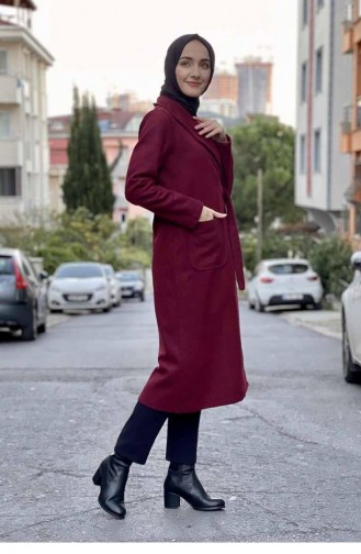 Kaşe Kaban 5172-04 Bordo