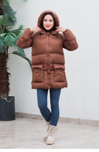 6053Smr Pufferjacke Mit Taschen Schwarz 6268