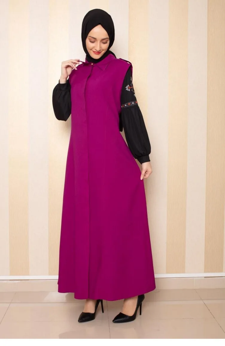 0202Sgs Shirt Collar Vest Plum 6301