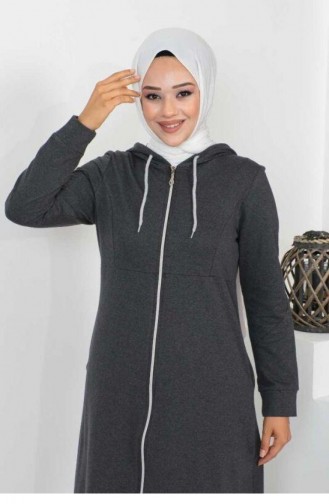 2063Mg Hijab Abaya Antraciet 6335