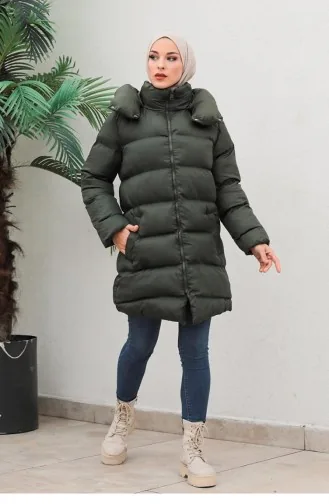 6052Smr Filled Inflatable Jacket Khaki 6414