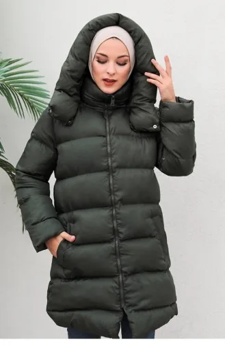 6052Smr Filled Inflatable Jacket Khaki 6414