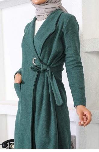 Manteau Kaşe 5172-06 Vert Emeraude 5172-06