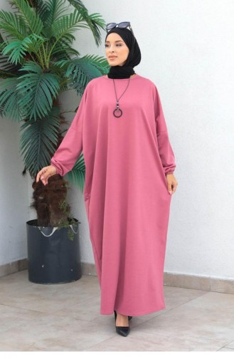 Zweifädiges Kleid Mit Halskette 1818-04 Dusty Rose 1818-04