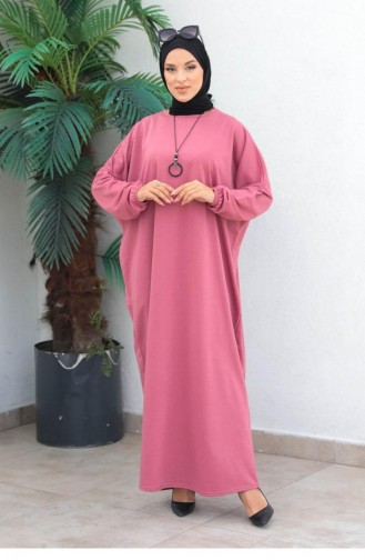 Zweifädiges Kleid Mit Halskette 1818-04 Dusty Rose 1818-04