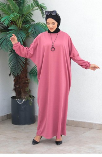 Zweifädiges Kleid Mit Halskette 1818-04 Dusty Rose 1818-04
