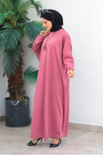 Zweifädiges Kleid Mit Halskette 1818-04 Dusty Rose 1818-04