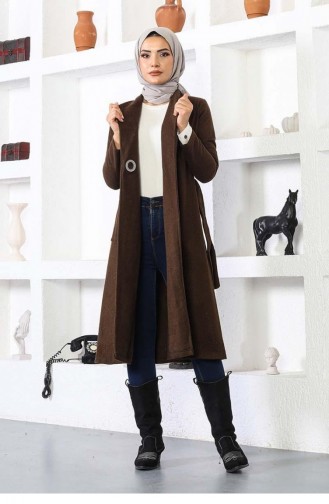 Kaşe Coat 5172-07 Brown 5172-07