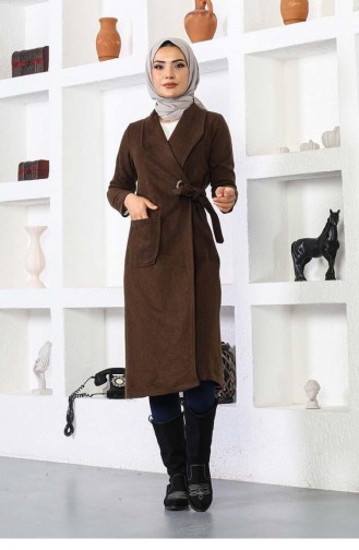 Manteau Kaşe 5172-07 Marron 5172-07