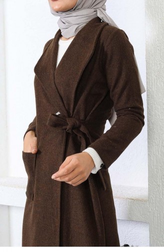 Kaşe Coat 5172-07 Brown 5172-07