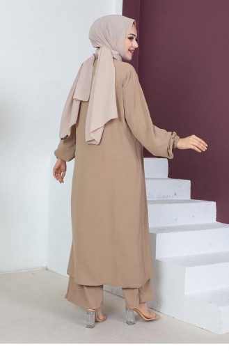 Ensemble Hijab Long Aerobin 0330A-07 Vison 0330A-07