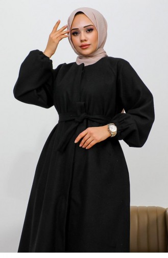 0504Sgs Hijab-Stempelkappe Schwarz 7812