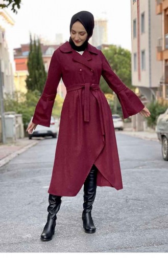 Kaşe Kaban 5077-05 Bordo