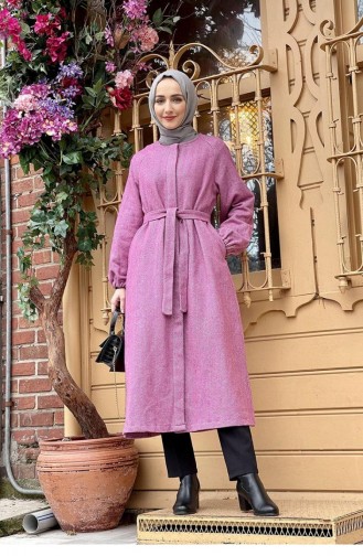 Buttoned Stamped Cape 5392A-08 Dusty Rose 5392A-08