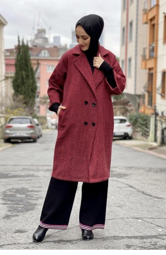 5394Fin Stamp Jacket Rouge Claret 8004