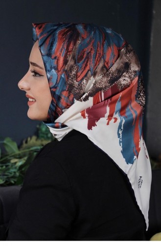 0944Mp Moda Scarf Eşarp Petrol
