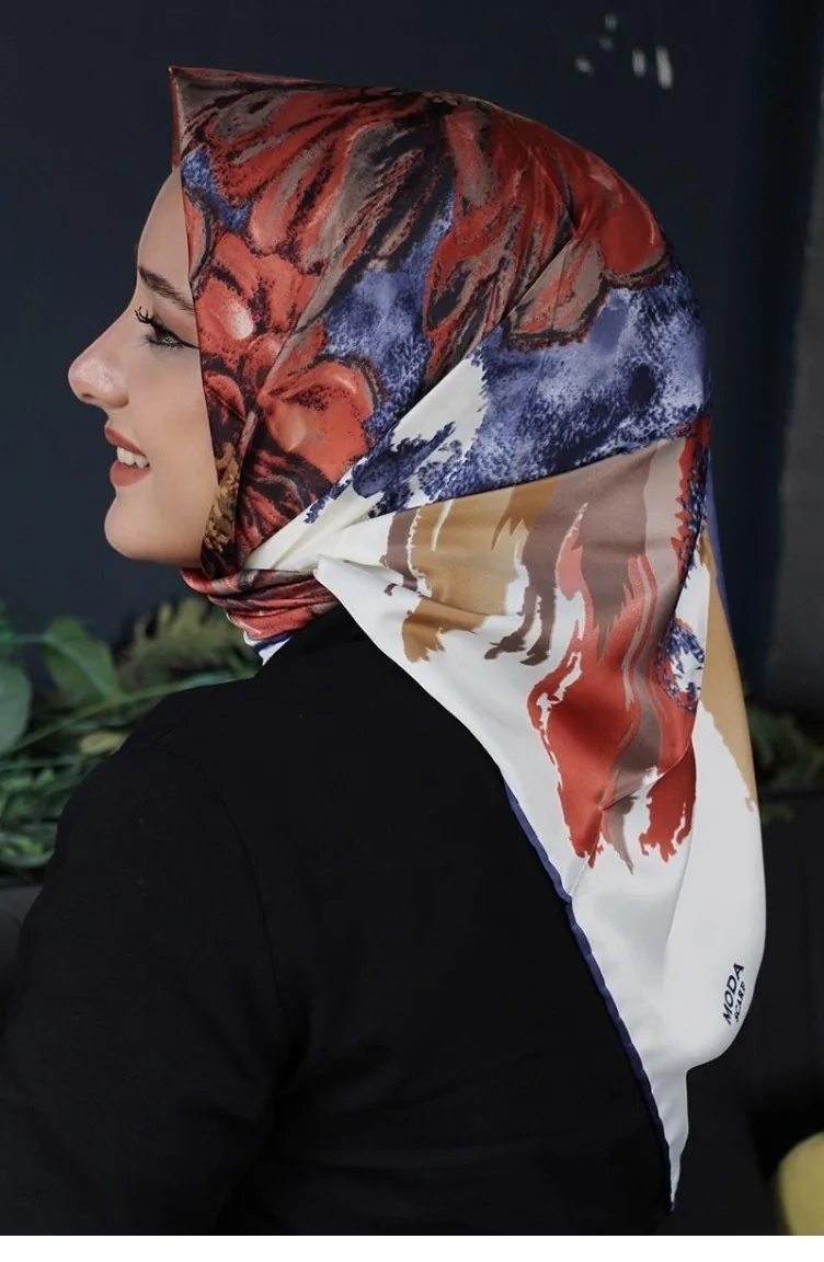 0944Mp Moda Scarf Eşarp İndigo