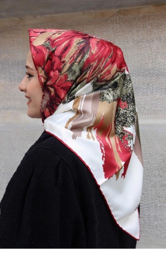 0944Mp Moda Scarf Eşarp Kırmızı