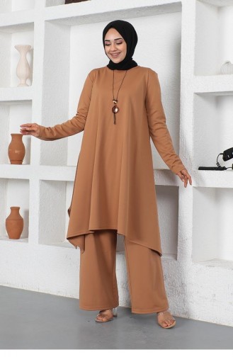 2054Mg قلادة بشق مفصل بدلة تان 9104