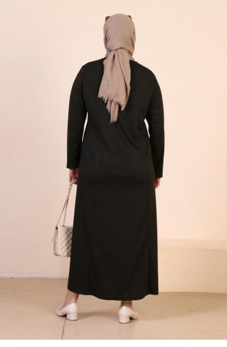 فستان الأم مقاس كبير من قماش جاكار العسل للسيدات 4756 كاكي 4756.Haki