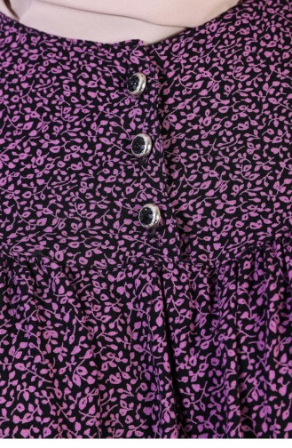 Dames Lange Grote Maten Moederjurk Zomer Hijabkleding 8226 Lila 8226.Lila