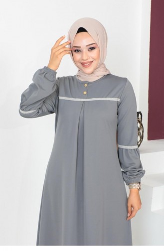 2064 Mg Hijab Sports Abaya Grau 5653