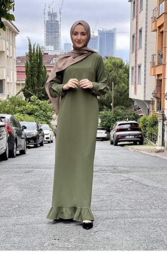 فستان آيروبين للمحجبات 5010-03 اخضر 5010-03