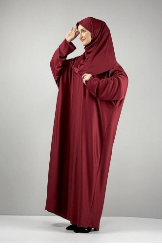 0226Sgs ثوب الصلاة أحمر كلاريت 6870