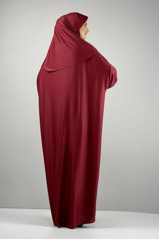 0226Sgs ثوب الصلاة أحمر كلاريت 6870
