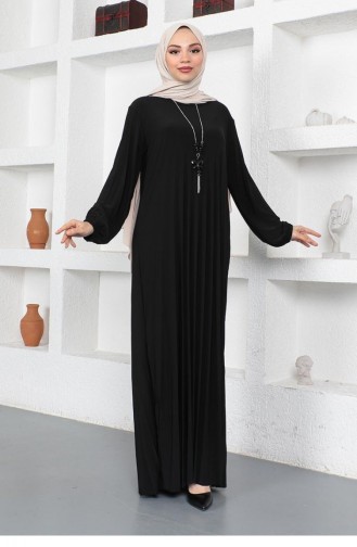 Pleated Sandy Dress 1052-06 Black 1052-06