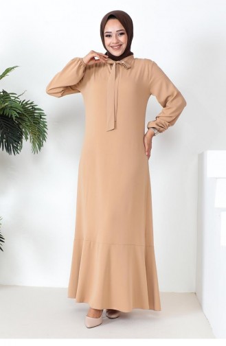 0294Sgs Hijab Model Dress Mink 7623